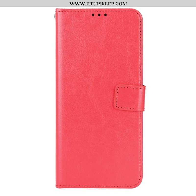 Etui Folio do Xiaomi Redmi Note 11 / 11S Błyszcząca Sztuczna Skóra
